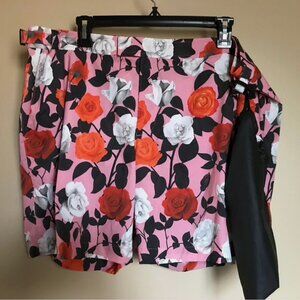 NWOT G-Fore G/Fore Floral Print Hybrid Golf Shorts